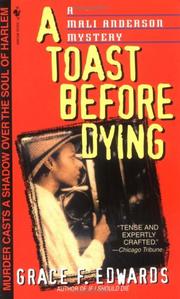 Cover of: A Toast Before Dying (Mali Anderson Mystery)