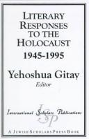 Cover of: Literary responses to the Holocaust, 1945-1995