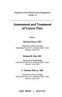 Cover of: Assessment and treatment of cancer pain