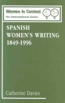 Spanish women's writing, 1849-1996 by Catherine Davies