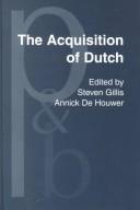 Cover of: The acquisition of Dutch