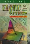 Cover of: Exotic options by Peter G. Zhang