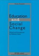 Cover of: Education and social change
