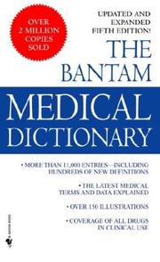 Cover of: The Bantam medical dictionary