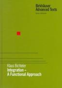 Cover of: Integration: a functional approach