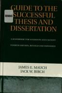 Cover of: Guide to the successful thesis and dissertation: a handbook for students and faculty