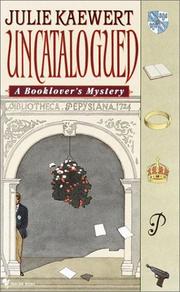 Cover of: Uncatalogued: a booklover's mystery