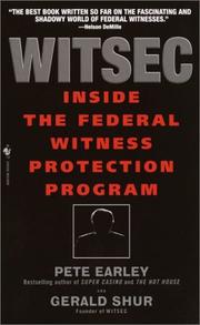Cover of: Witsec: Inside the Federal Witness Protection Program