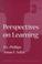 Cover of: Perspectives on learning