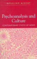 Psychoanalysis and culture by Rosalind Minsky