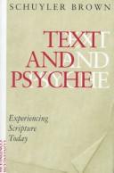 Cover of: Text & psyche: experiencing Scripture today