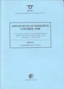 Cover of: Advances in Automotive Control 1998: a proceedings volume from the 2nd IFAC Workshop, Mohican State Park, Loudonville, Ohio, USA, 26 February-1 March 1998