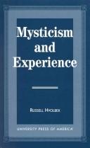 Cover of: Mysticism and experience