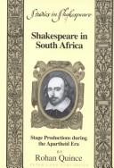 Cover of: Shakespeare in South Africa: stage productions during the apartheid era