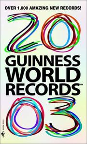 Cover of: Guinness World Records 2003 (Guinness World Records) by Claire Folkard