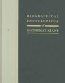 Cover of: Biographical encyclopedia of mathematicians