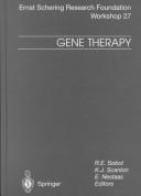 Cover of: Gene therapy