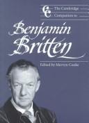 Cover of: The Cambridge companion to Benjamin Britten by edited by Mervyn Cooke.