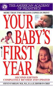 Cover of: Your Baby's First Year (Second Edition) by American Academy of Pediatrics