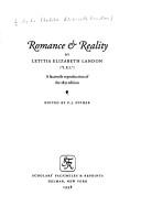 Cover of: Romance & reality