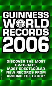 Cover of: Guinness World Records 2006 (Guinness World Records) by Claire Folkard