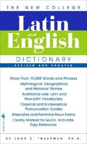 Cover of: The Bantam New College Latin & English Dictionary by John Traupman
