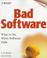 Cover of: Bad software