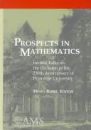 Cover of: Prospects in mathematics | 