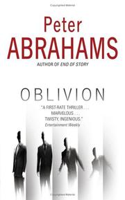 Cover of: Oblivion | Peter Abrahams