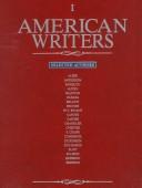 Cover of: American writers: selected authors