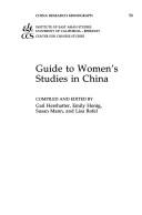 Cover of: Guide to women's studies in China