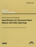 Cover of: Specification for structural steel beams with web openings