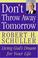 Cover of: Don't Throw Away Tomorrow