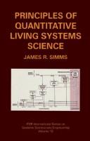 Cover of: Principles of quantitative living systems science