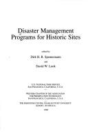 Cover of: Disaster management programs for historic sites