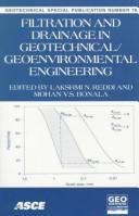 Filtration and drainage in geotechnical/geoenvironmental engineering by Geo-Congress 98 (1998 Boston, Mass.)