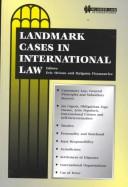 Cover of: Landmark cases in public international law