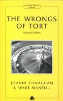 Cover of: The wrongs of tort by Joanne Conaghan