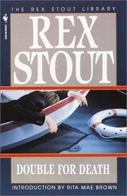 Cover of: Double for Death (Crime Line) by Rex Stout