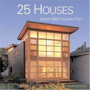 Cover of: 25 houses under 3000 square feet