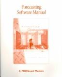 Cover of: Forecasting software manual