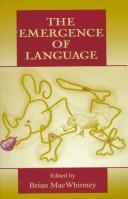Cover of: The emergence of language