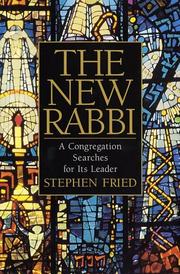 Cover of: The New Rabbi: A Congregation Searches for Its Leader