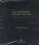 Cover of: Law of insurance contract disputes