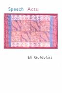 Cover of: Speech acts by Eli Goldblatt