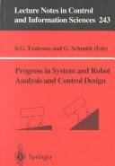 Cover of: Progress in system and robot analysis and control design