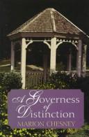 Cover of: A governess of distinction by M C Beaton Writing as Marion Chesney