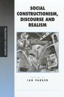 Cover of: Social constructionism, discourse, and realism