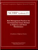 Cover of: Best management practices for environmental issues related to highway and street maintenance