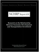 Cover of: Research on the relationship between economic development and transportation investment